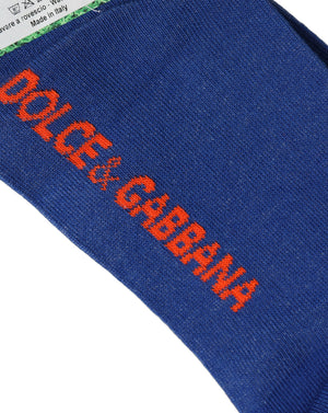 Dolce & Gabbana Herren Socken aus Baumwolle in mittlerer Wadenlänge, mehrfarbig