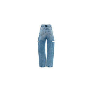 Maison Margiela Blaue Jeans aus Baumwolle im geraden Schnitt