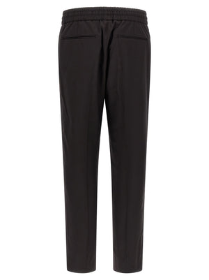 Brioni Braune Woll-Freizeithose