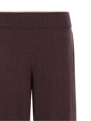 PINKO Lila Wollhose