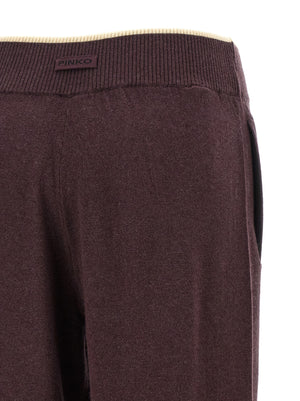 PINKO Lila Wollhose