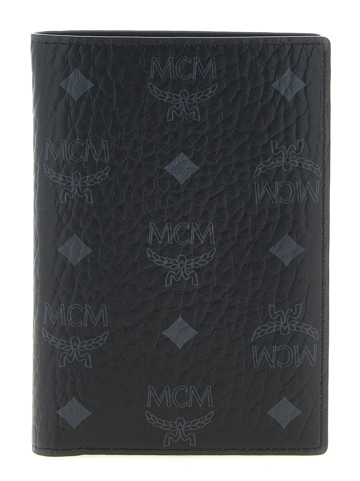 MCM Schwarzes Portemonnaie aus Polyethylen