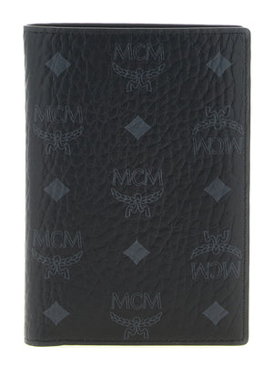 MCM Schwarzes Portemonnaie aus Polyethylen