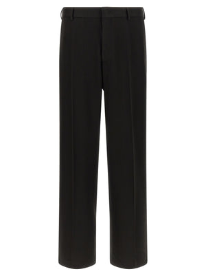 CELLAR DOOR Schwarze Palazzo-Hose aus Polyester