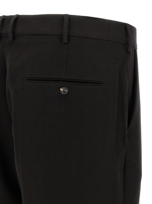 CELLAR DOOR Schwarze Palazzo-Hose aus Polyester