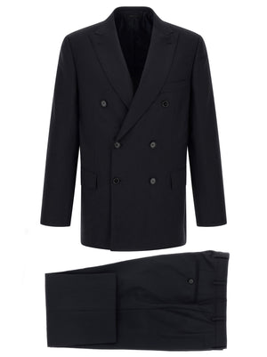 Brioni Blauer Wollanzug Zweiteiler