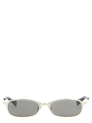 Saint Laurent Graue Sonnenbrille aus Acetat