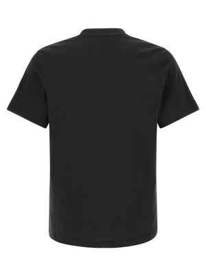 Moncler Schwarzes Baumwoll-T-Shirt