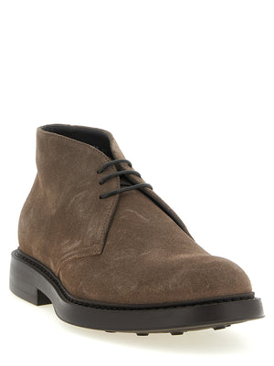 Doucal's Braune Stiefeletten aus Ziegenleder
