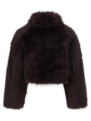 PINKO Lila Polyester Maxijacke