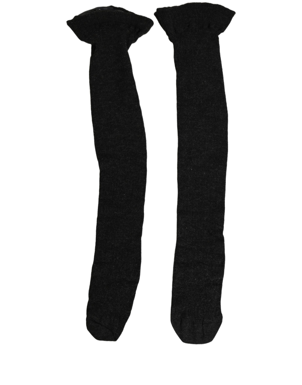 Dolce & Gabbana Schwarze Wollsocken mit Logo für Damen