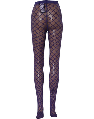Dolce & Gabbana Lila Netzstrumpfhose aus Nylon
