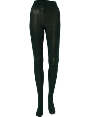 Dolce & Gabbana Dunkelgrüne Nylon-Strumpfhose Söckchen