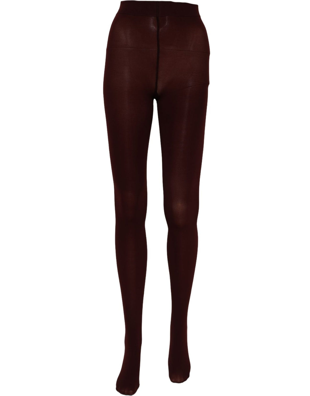 Dolce & Gabbana Strumpfhose aus bordeauxfarbenem Nylon