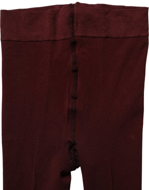 Dolce & Gabbana Strumpfhose aus bordeauxfarbenem Nylon