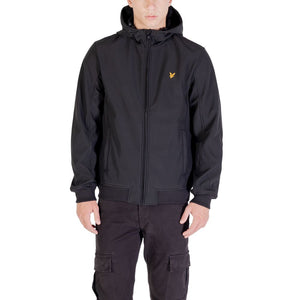 Lyle & Scott Schwarzer Parka aus Polyester