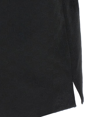 Gucci Schwarze Leinenbluse