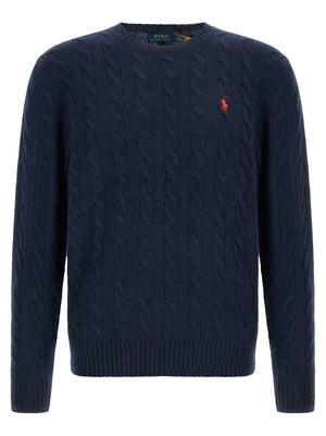 Polo Ralph Lauren Blauer Wollcardigan