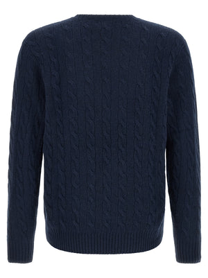 Polo Ralph Lauren Blauer Wollcardigan