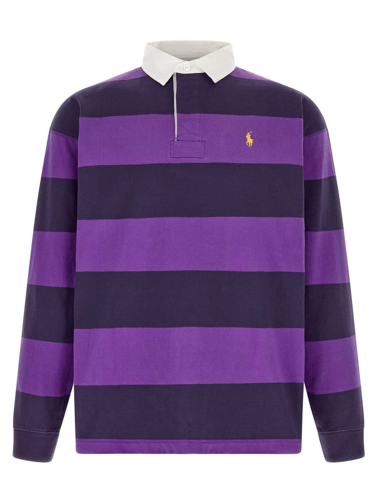 Polo Ralph Lauren Lila Baumwoll-Poloshirt