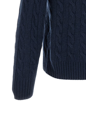 Polo Ralph Lauren Blauer Wollcardigan