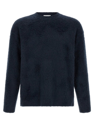 Roberto Collina Blauer Baumwollcardigan