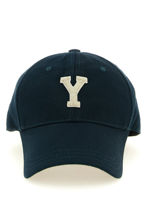 Saint Laurent Zweifarbige Baumwollkappe (Baseball Cap)