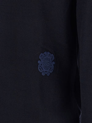 Dolce & Gabbana Blauer Cardigan aus Schurwolle