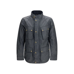 Belstaff Blaue Baumwoll-Shell-Jacke