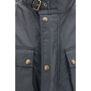 Belstaff Blaue Baumwoll-Shell-Jacke