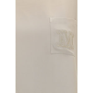 Max Mara Beiges Seiden-T-Shirt