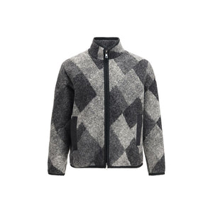 Gray Wool Oves Aries Full-Length Jacket