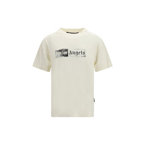 Palm Angels Beiges Baumwoll-T-Shirt
