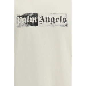 Palm Angels Beiges Baumwoll-T-Shirt