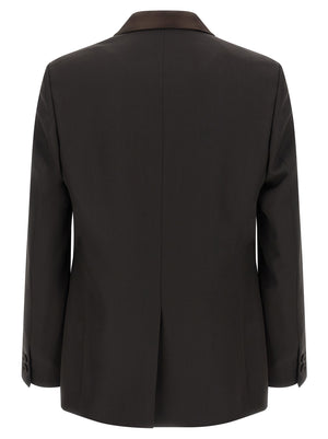 Fendi Brauner Polyester-Blazer