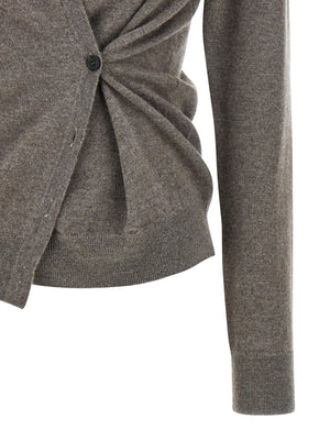 Rohe Brauner Wollcardigan