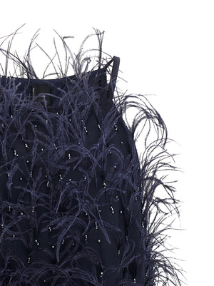 PINKO Kurzes blaues Kleid aus Polyester