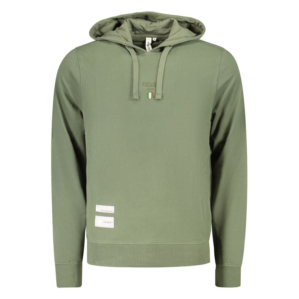 Accademia Militare Herren-Hoodie aus Baumwolle in Verde