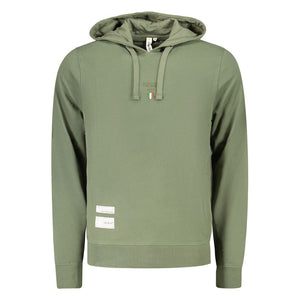 Accademia Militare Herren-Hoodie aus Baumwolle in Verde