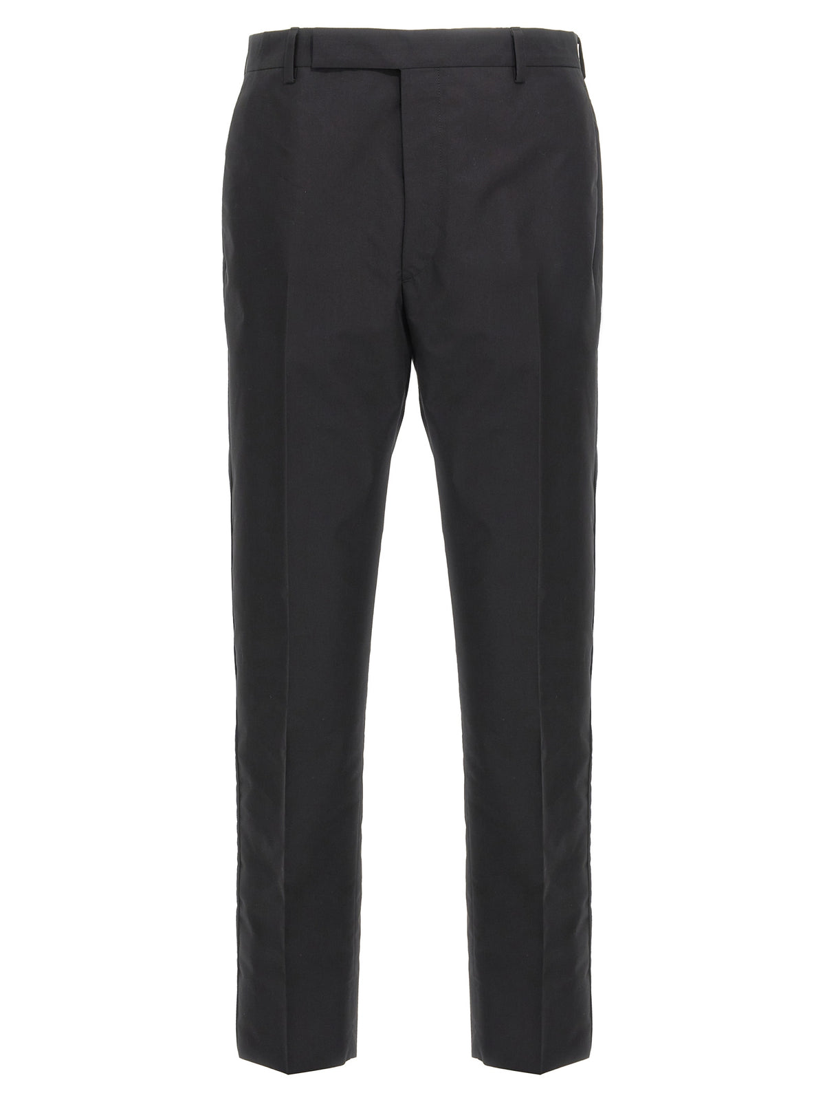 Prada Schwarze Baumwoll-Röhrenhose