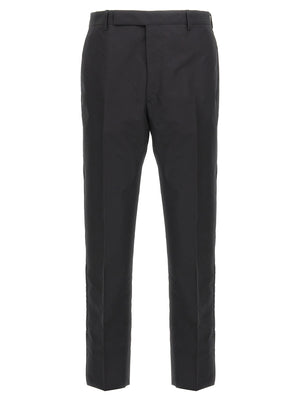 Prada Schwarze Baumwoll-Röhrenhose