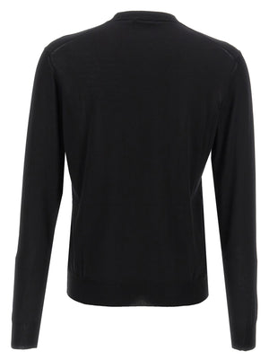 Prada Schwarzer Seiden-Cardigan