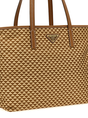 Prada Mehrfarbige Shopper aus Polyamid
