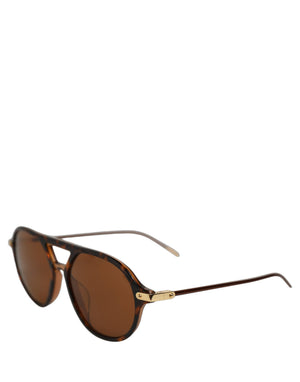 Dolce & Gabbana Braune DG4343F Havana Tortoise Damen Sonnenbrille