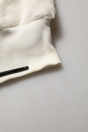 Dolce & Gabbana Off White Terry Cotton Plush Herren Jogginghose
