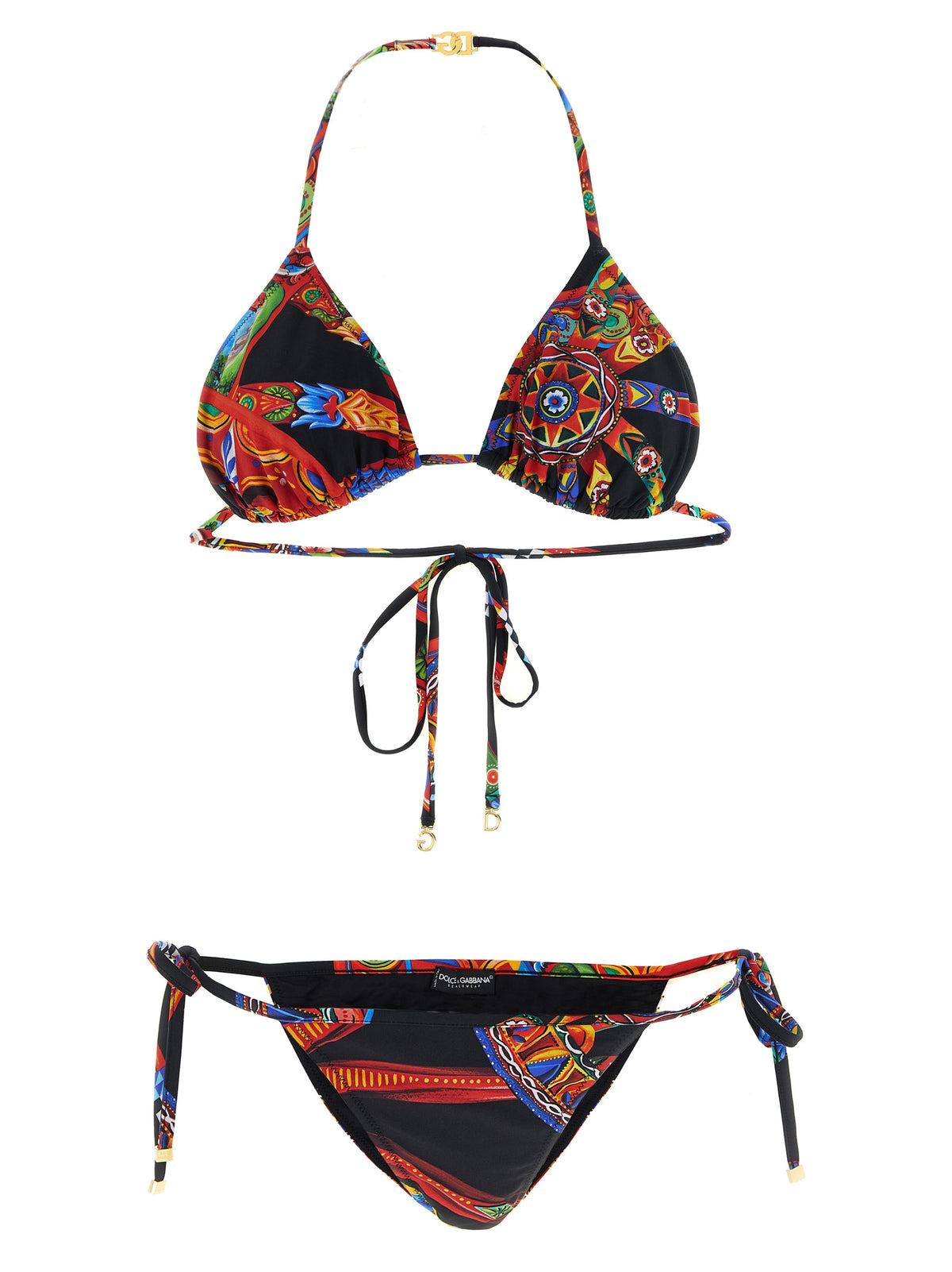Dolce & Gabbana Mehrfarbiger Bikini aus Polyamid