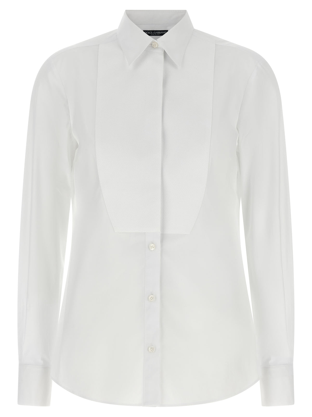 Dolce & Gabbana Weiße Baumwollbluse