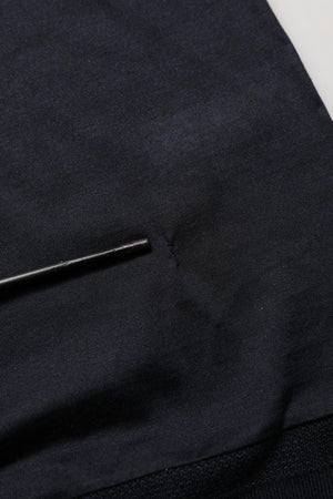 Dolce & Gabbana Blaues Baumwoll-T-Shirt mit Rundhalsausschnitt und kurzen Ärmeln
