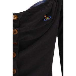 Vivienne Westwood Schwarzer Seiden-Cardigan
