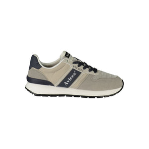 Avirex Grauer Sneaker aus Polyurethan für Herren